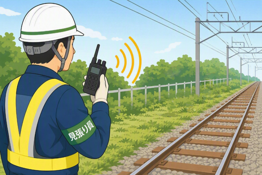 無線機、業務用無線、デジタル簡易無線、無線通信、監視員、見張り員